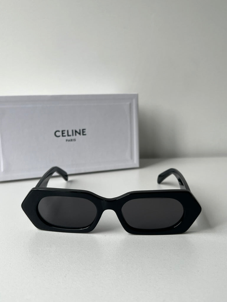 Celine CL40243I Black Hexagon Sunglasses