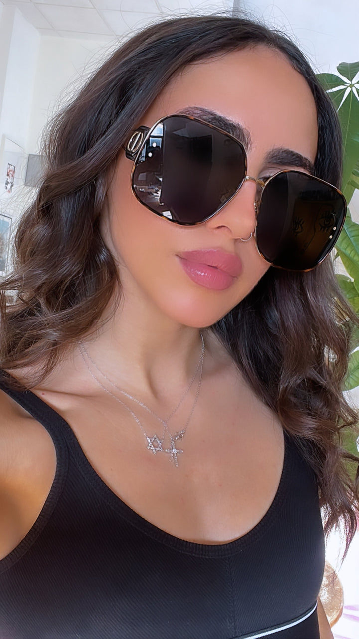 Dior Bobby S1U Sunglasses in Havana Brown