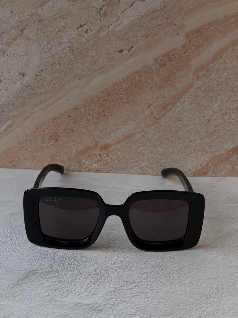 Gucci GG1718S Square Sunglasses in Black