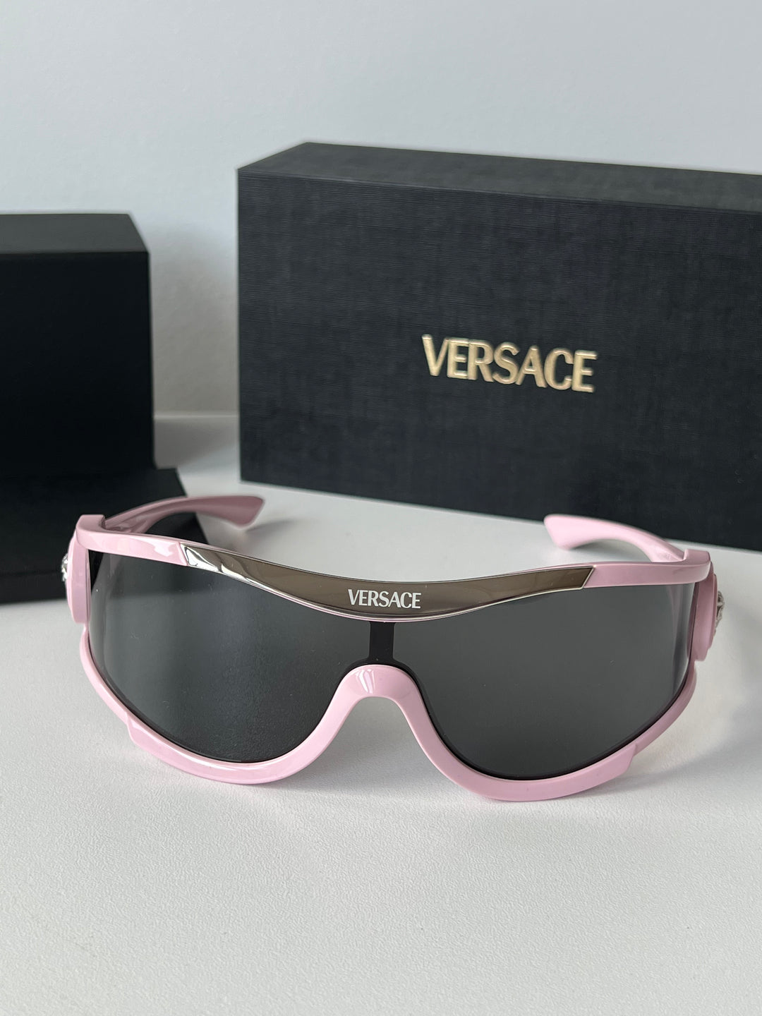 Versace VE2275 Shield Sunglasses in Pink