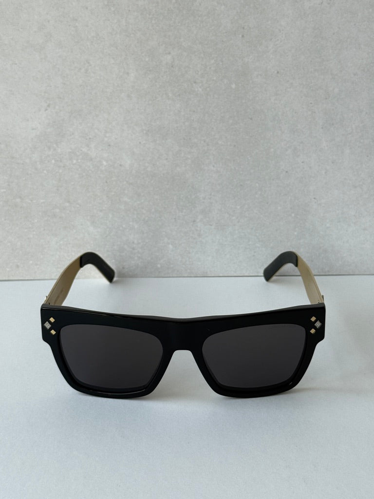 Dior CDDiamond S8I Sunglasses in Black Gold