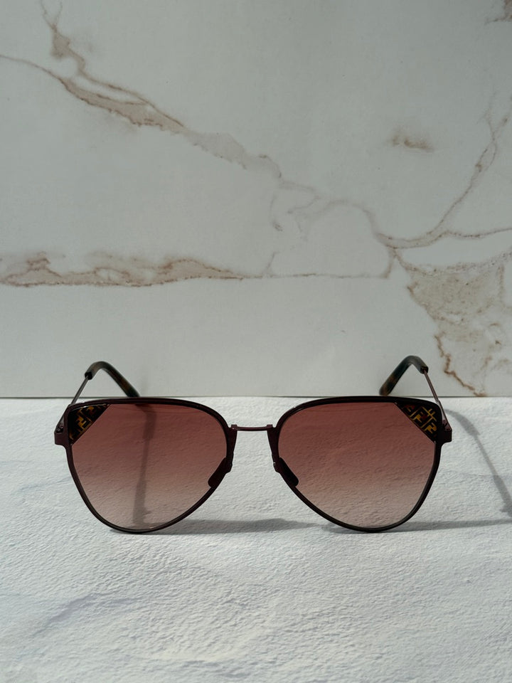 Fendi FE40189U Butterfly Sunglasses in Red