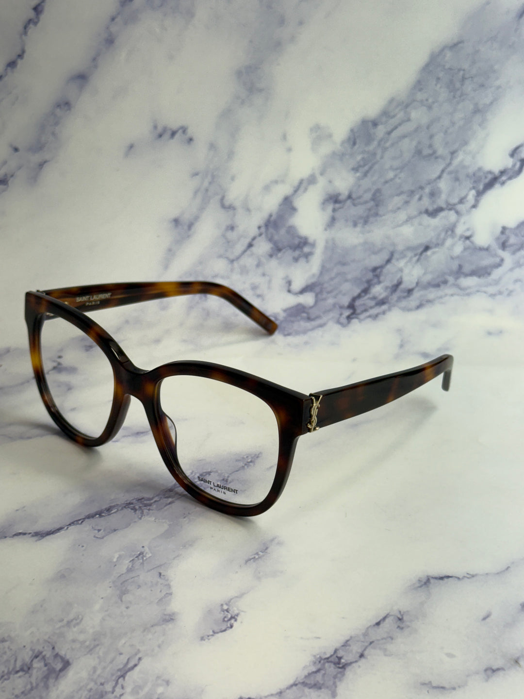 Monturas de anteojos Saint Laurent SLM97 en marrón