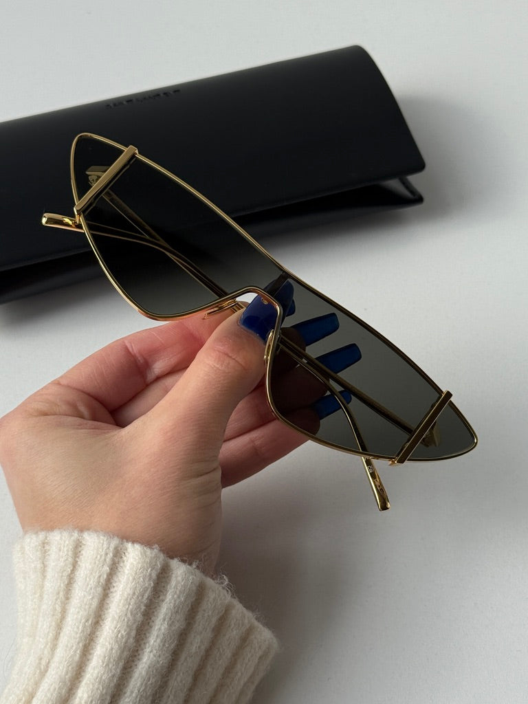 Saint Laurent SL538 Gafas de sol de metal en negro