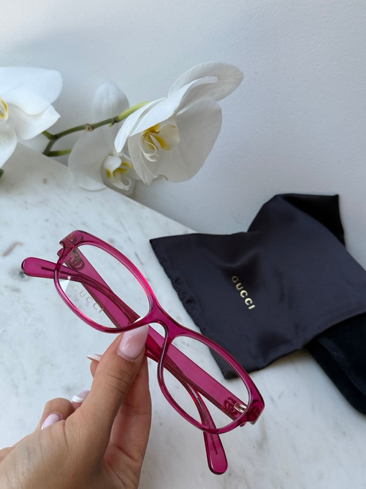 Gucci GG0717O Pink Eyeglasses Frames