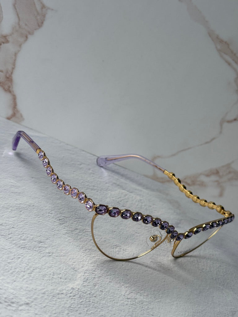 Swarovski SK1030 Crystal Cat Eye Eyeglasses Frames