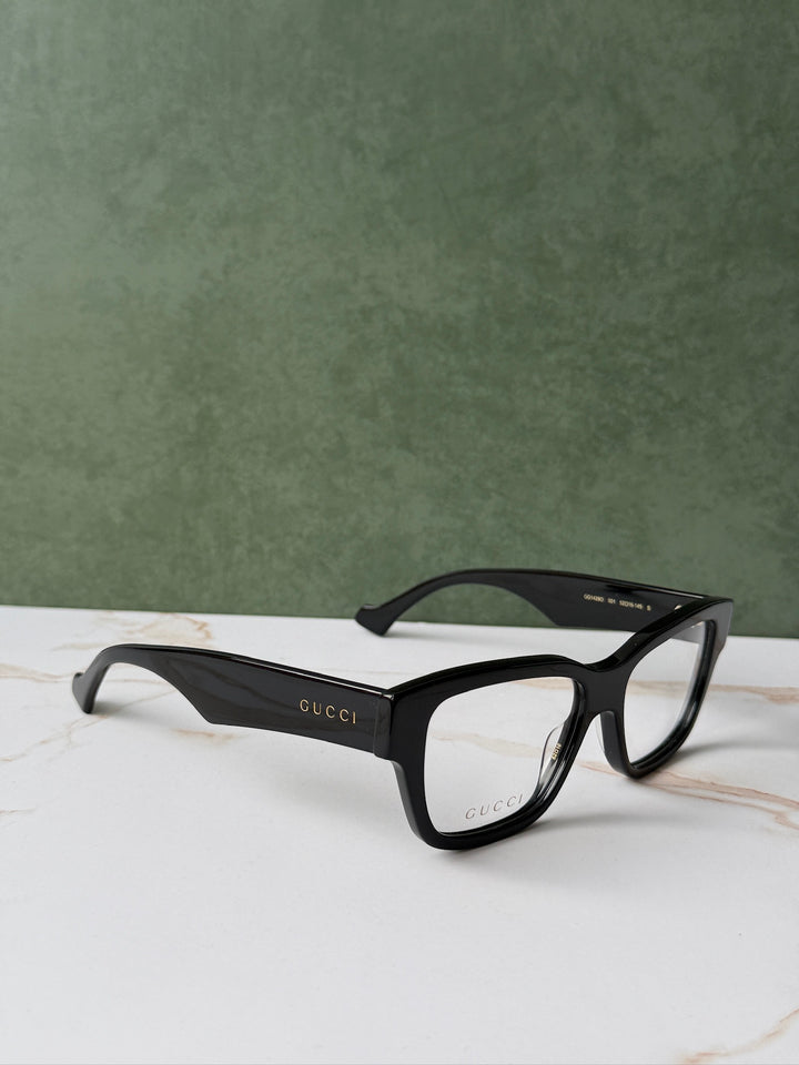 Monturas unisex Gucci GG1429O en negro 