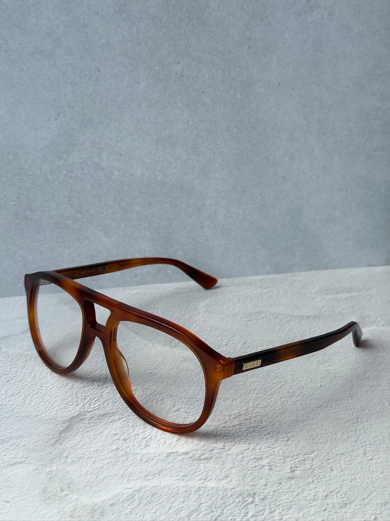 Gucci GG1320O Pilot Frames in Tortoise Brown