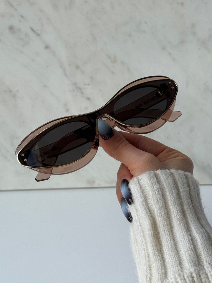 Dior Meteor B1I Cat Eye Sunglasses in Mauve