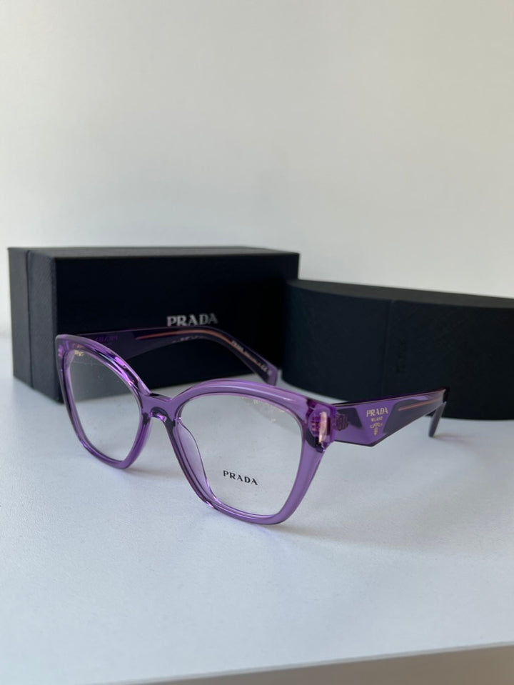 Prada PR20ZV Cat Eye Frames in Transparent Violet