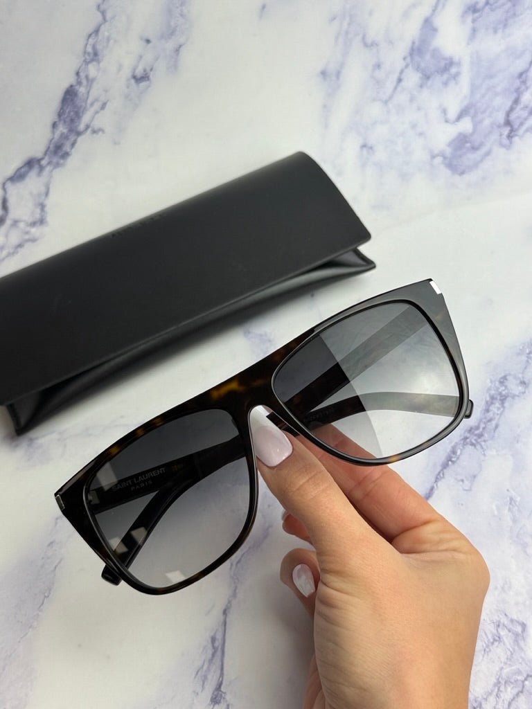 Saint Laurent SL1/F 001 Gafas de sol negras