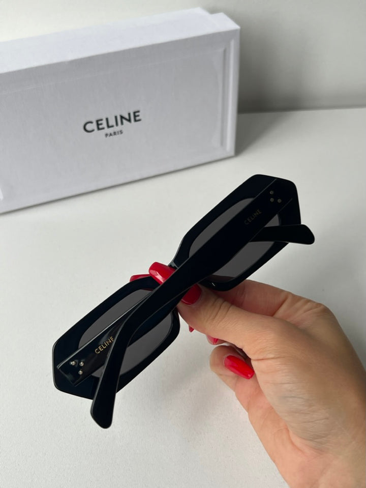 Celine CL40243I Black Hexagon Sunglasses