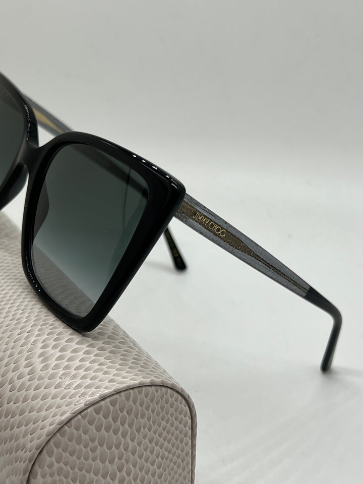 Jimmy Choo Lessie Sunglasses in Black