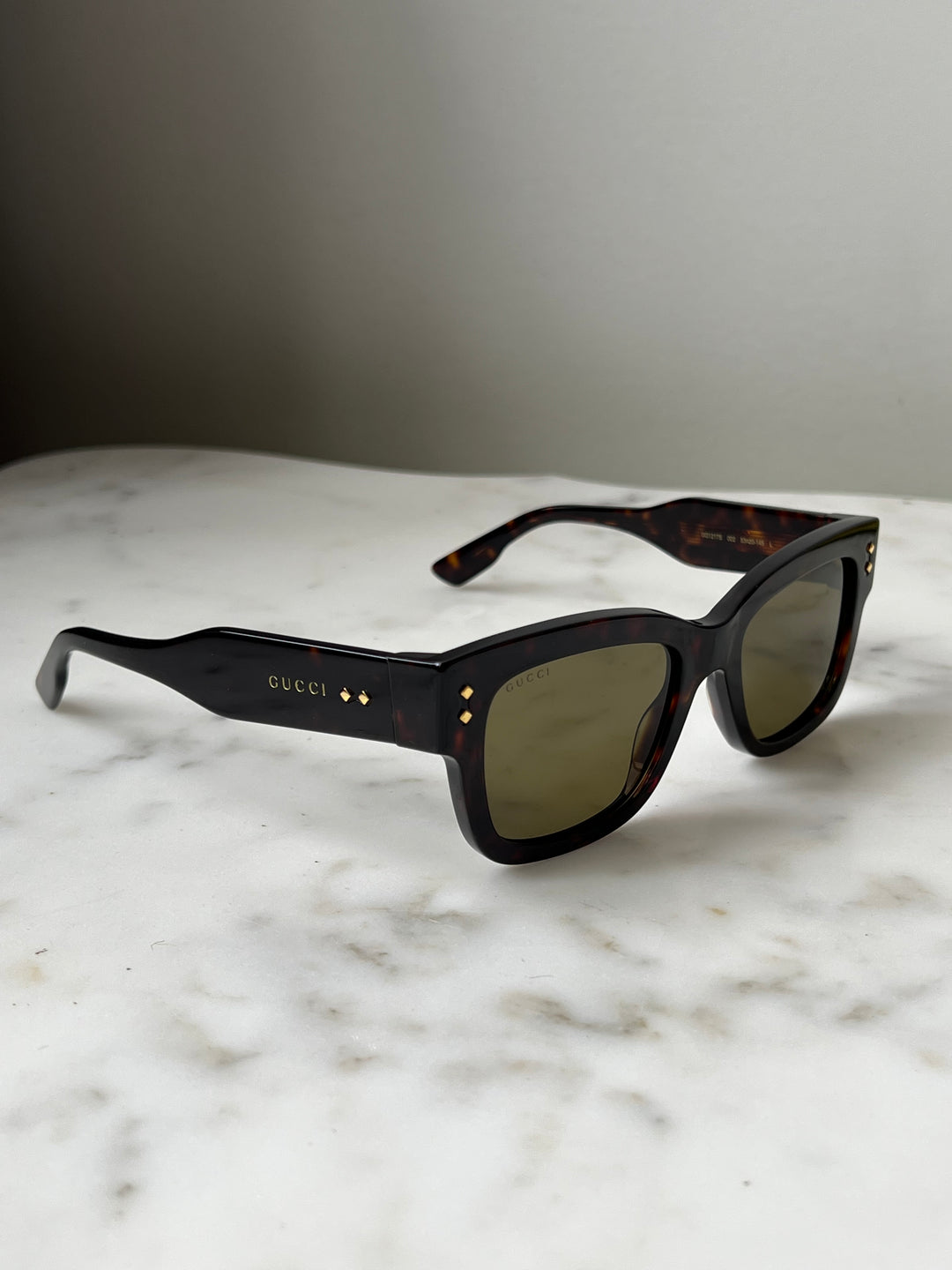 Gucci GG1217S Unisex Sunglasses in Brown Havana