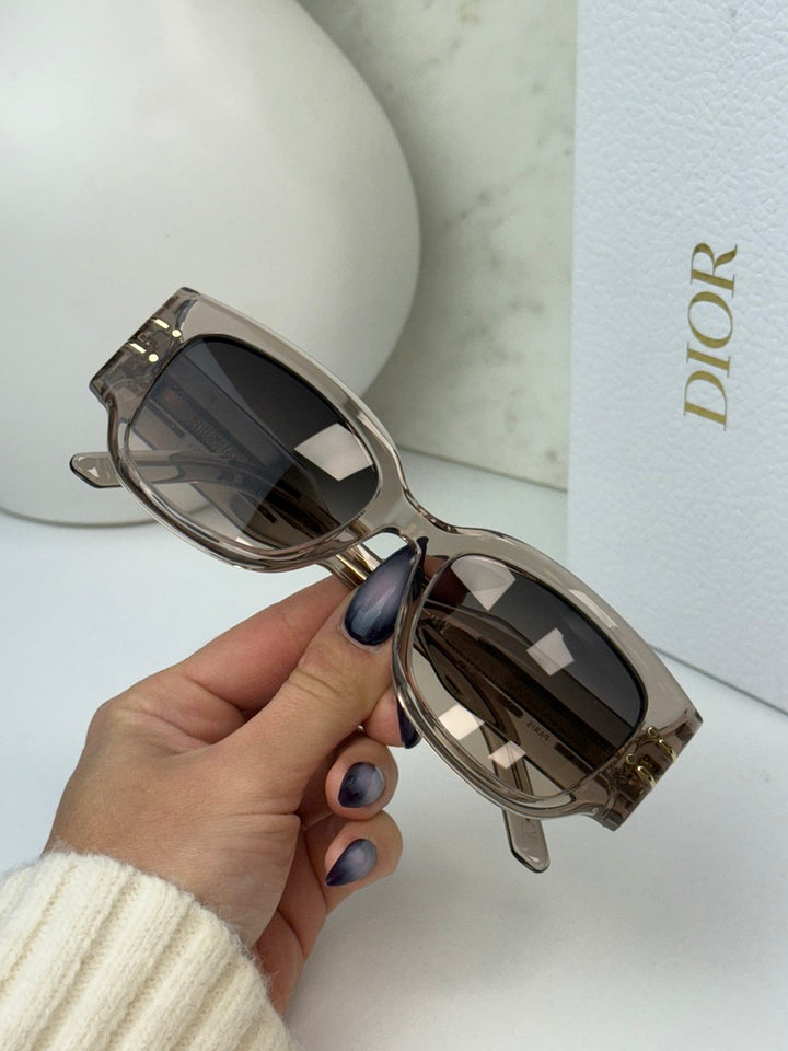 Dior Signature S13I Sunglasses in Transparent Pink