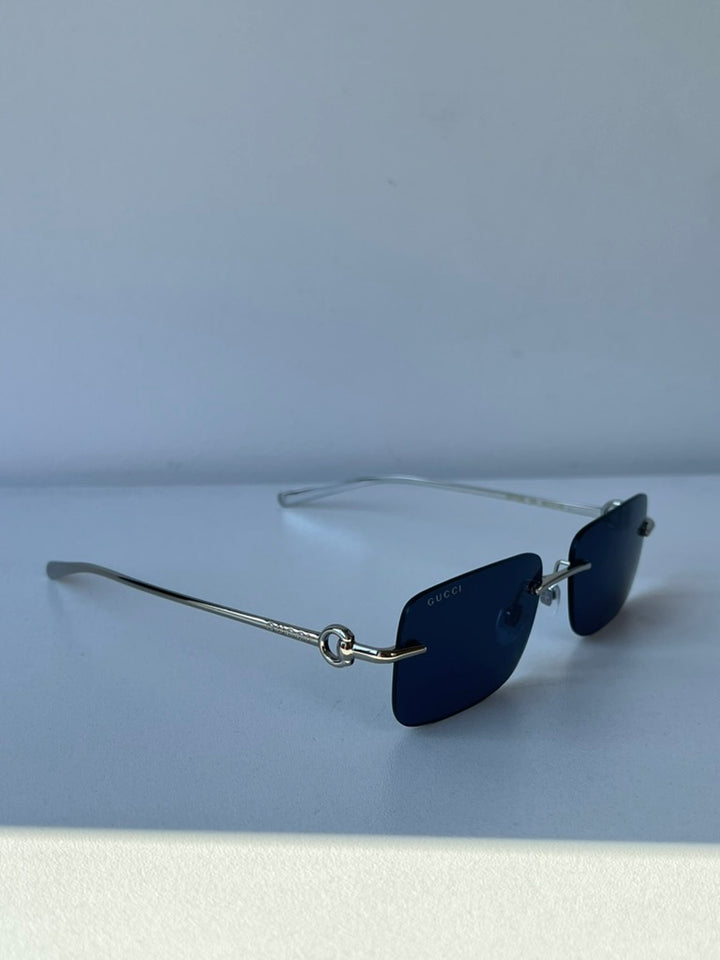 Gucci GG1703S Rimless Sunglasses in Silver