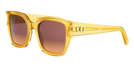 Dior DiorGlow S1I Square Sunglasses in Yellow
