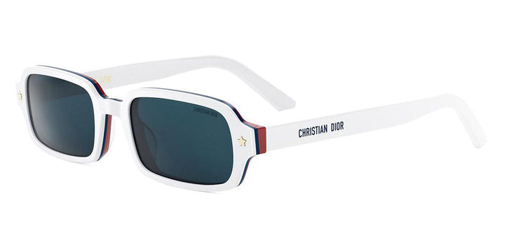 Dior Pacific S3I Rectangular Sunglasses in White