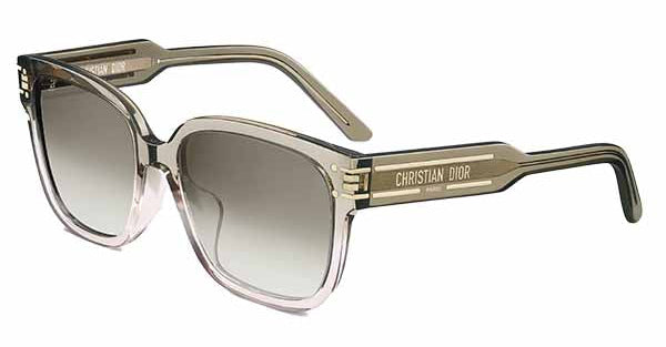 Dior Signature S7F Sunglasses in Transparent Grey