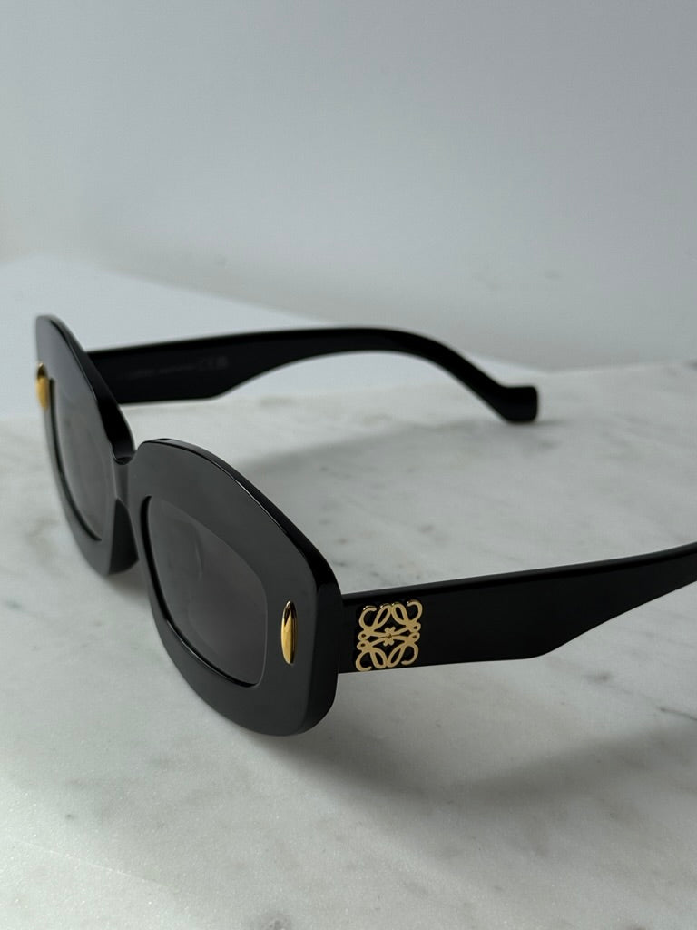Loewe LW40114F Anagram Sunglasses in Black