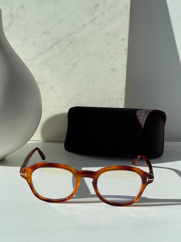 Tom Ford FT5871-B Brown Bluelight Frames