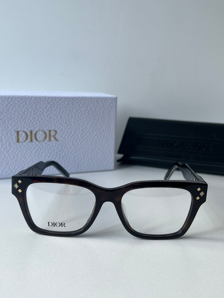 Dior CD DiamondO S1F Frames in Havana Brown