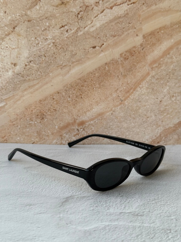 Saint Laurent SL871 Sue Cat Eye Sunglasses in Black