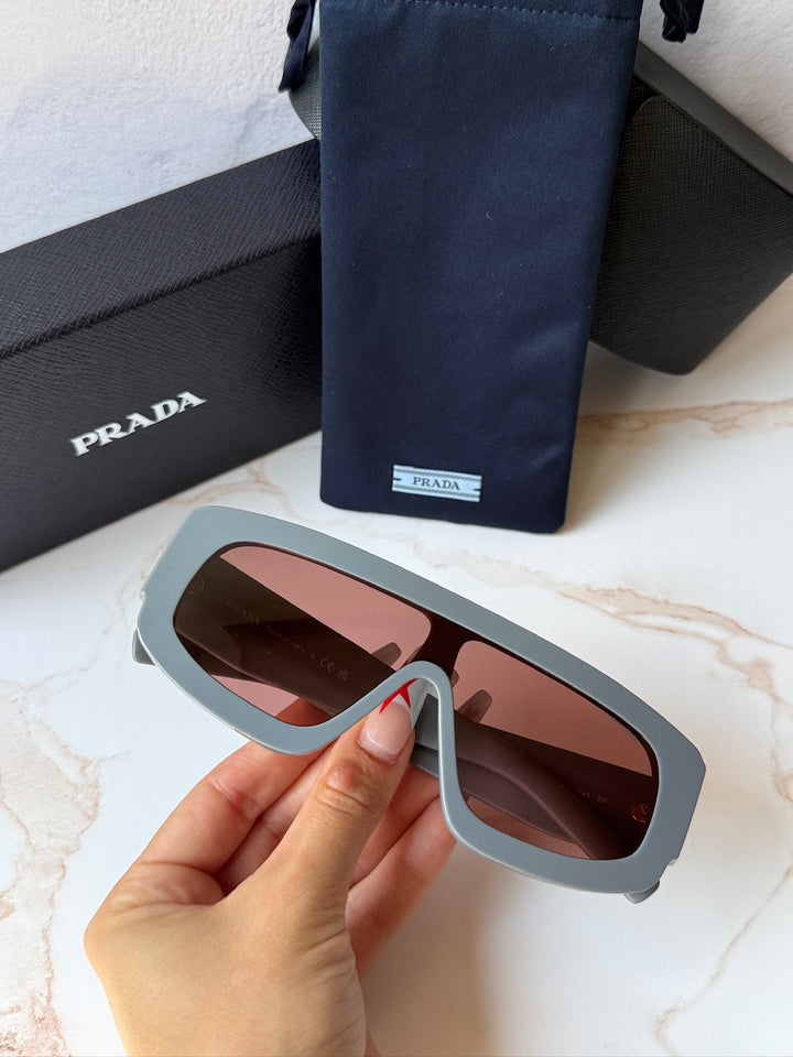 Prada PR D10S Sunglasses in Grey