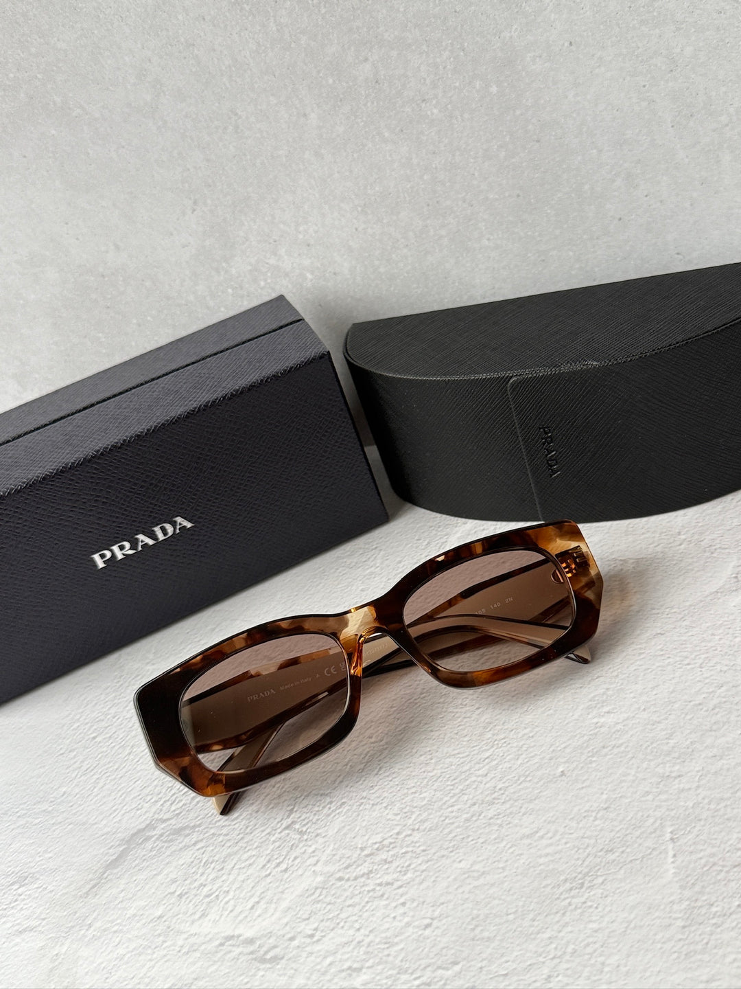 Prada PR B05S Sunglasses in Havana Powder