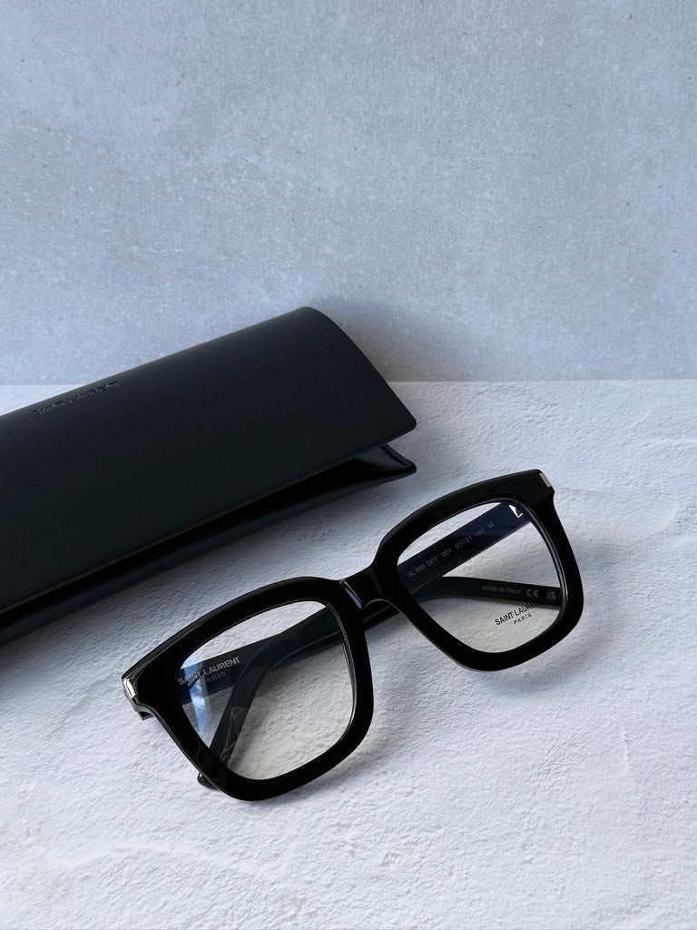 Monturas de anteojos Saint Laurent SL291 Mica Cat Eye en marrón