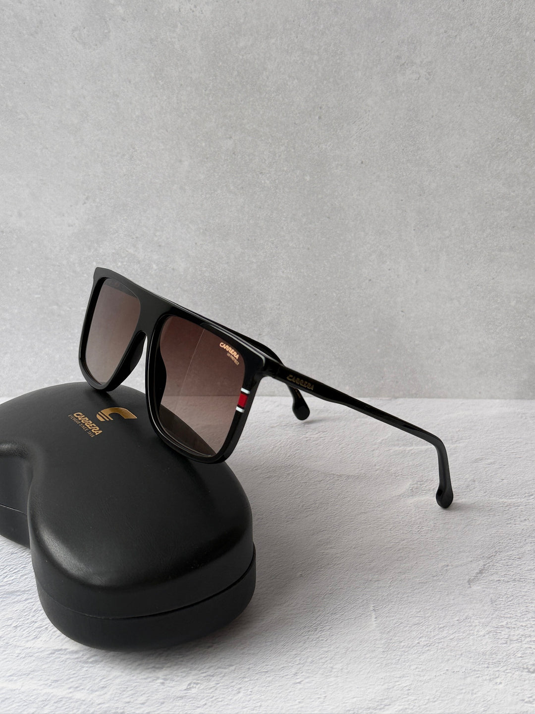 Gafas de Sol Carrera 1001/S Aviator en Polarizado Negro Rojo