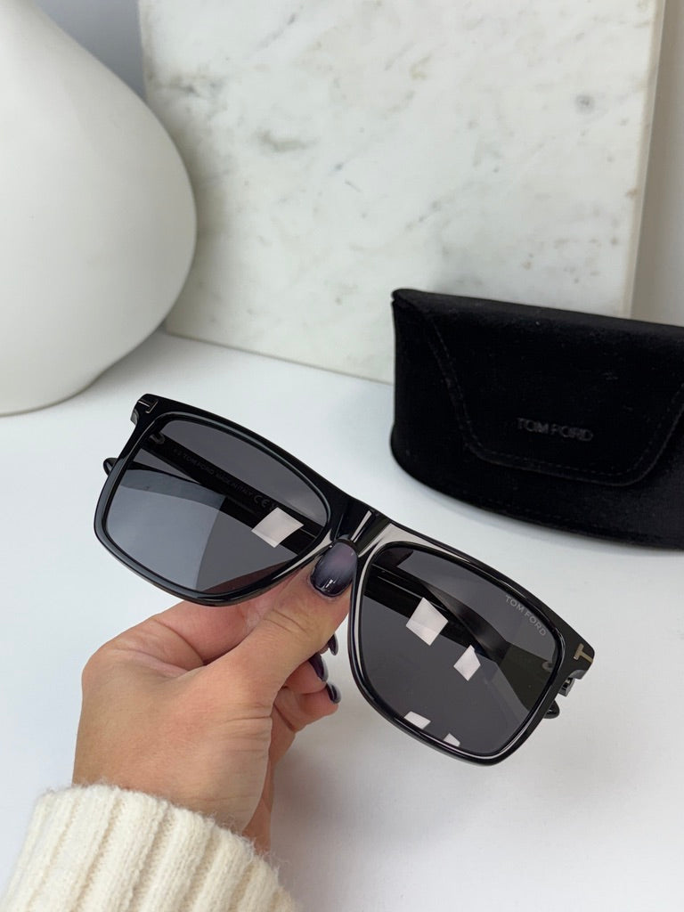 Tom Ford Fletcher FT0832-N Black Unisex Sunglasses