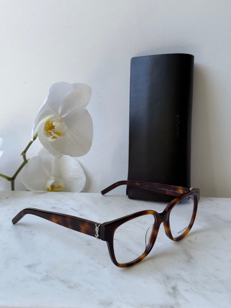Monturas de anteojos Saint Laurent SLM108 en transparente