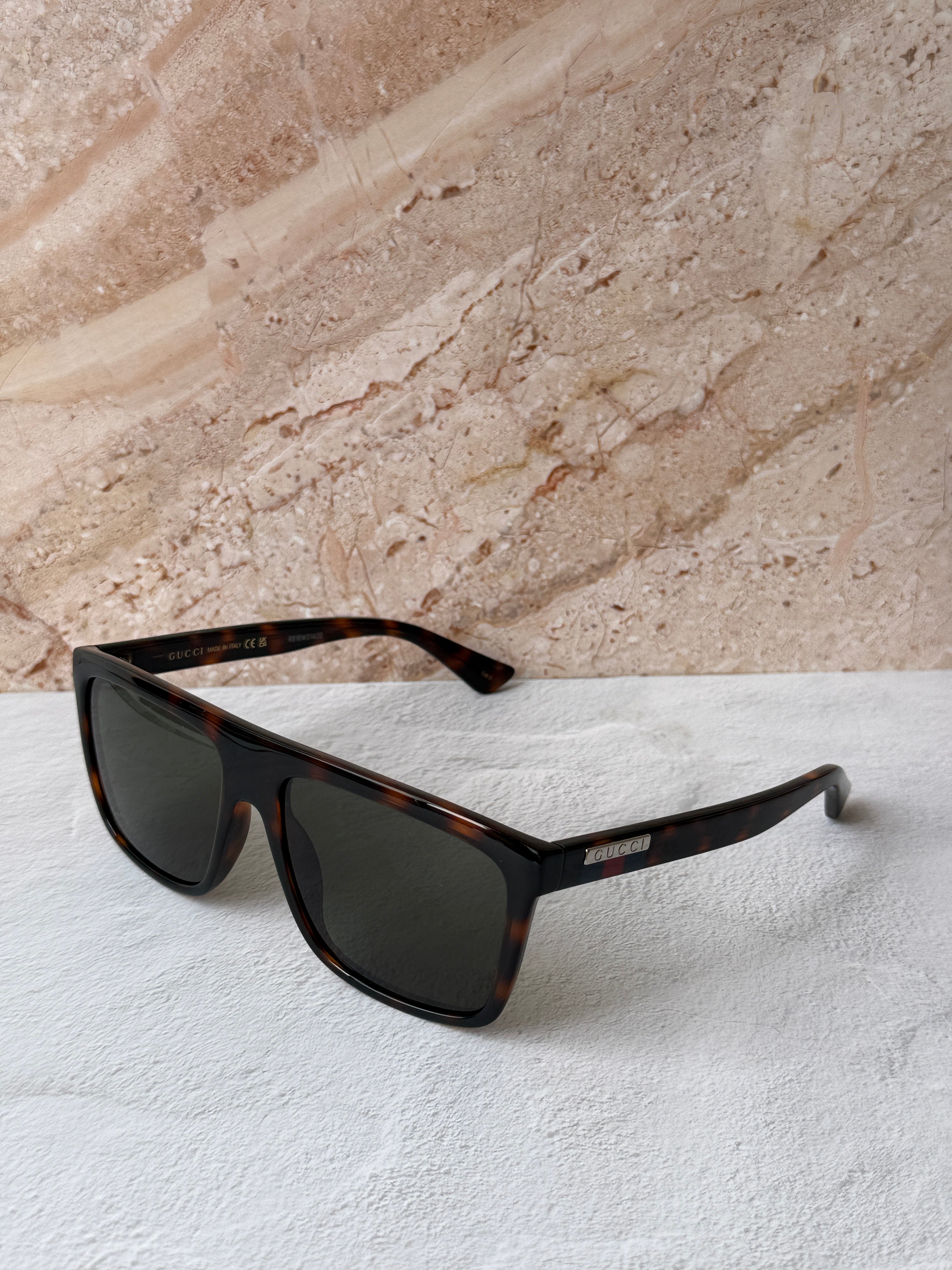 Gucci GG0748S Unisex Rectangular Sunglasses in | Designer Daydream
