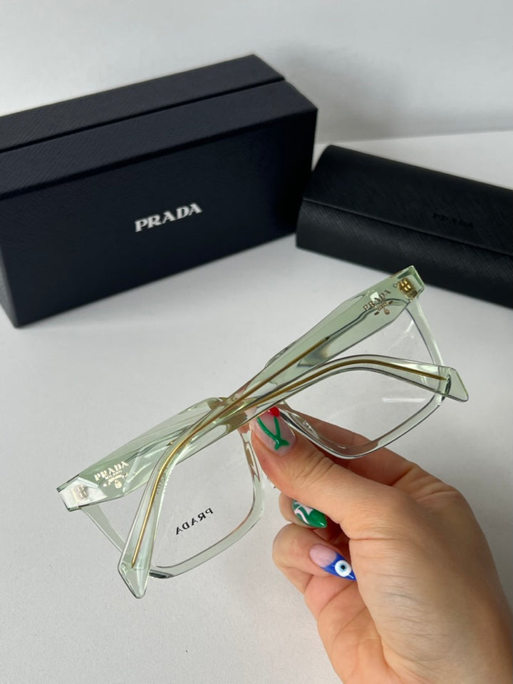 Prada PR A19V Frames in Transparent Mint