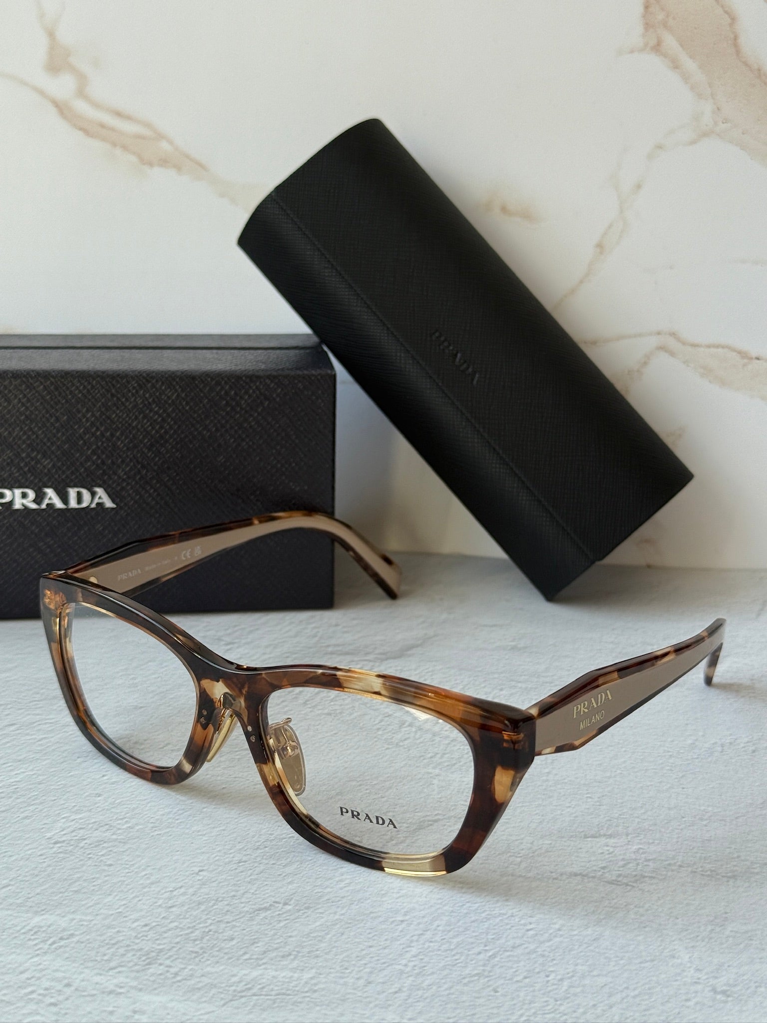 Prada PR D11VD Cat Eye Eyeglasses Frames in | Designer Daydream