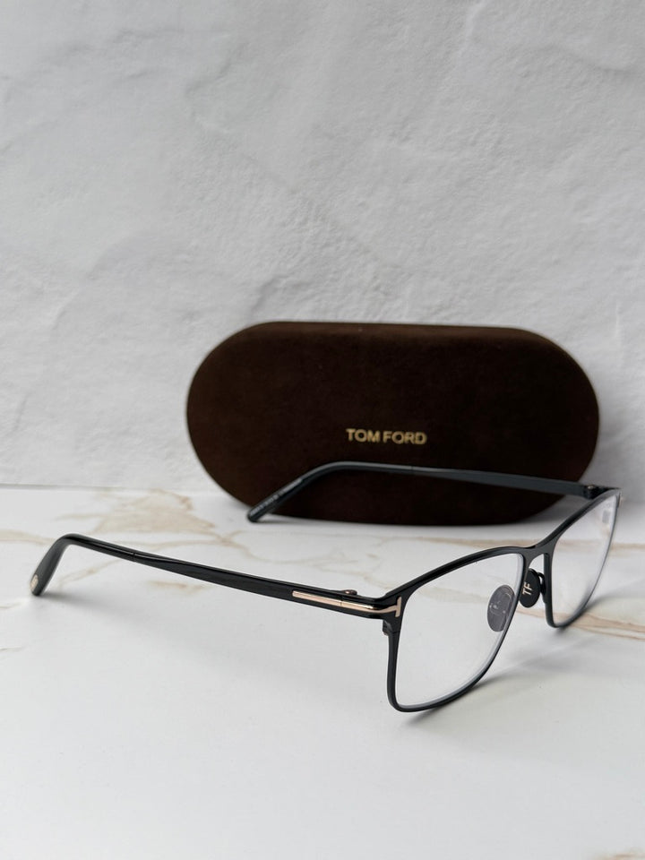 Tom Ford FT5935-B Matte Gunmetal Titanium Bluelight Frames