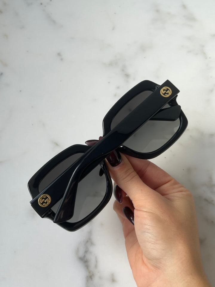 Gucci GG1337S Polarized Black Square Sunglasses
