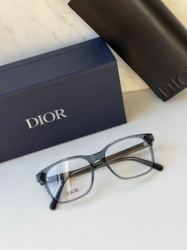 Dior BotanicaO S1I Eyeglasses Frames in Transparent Grey