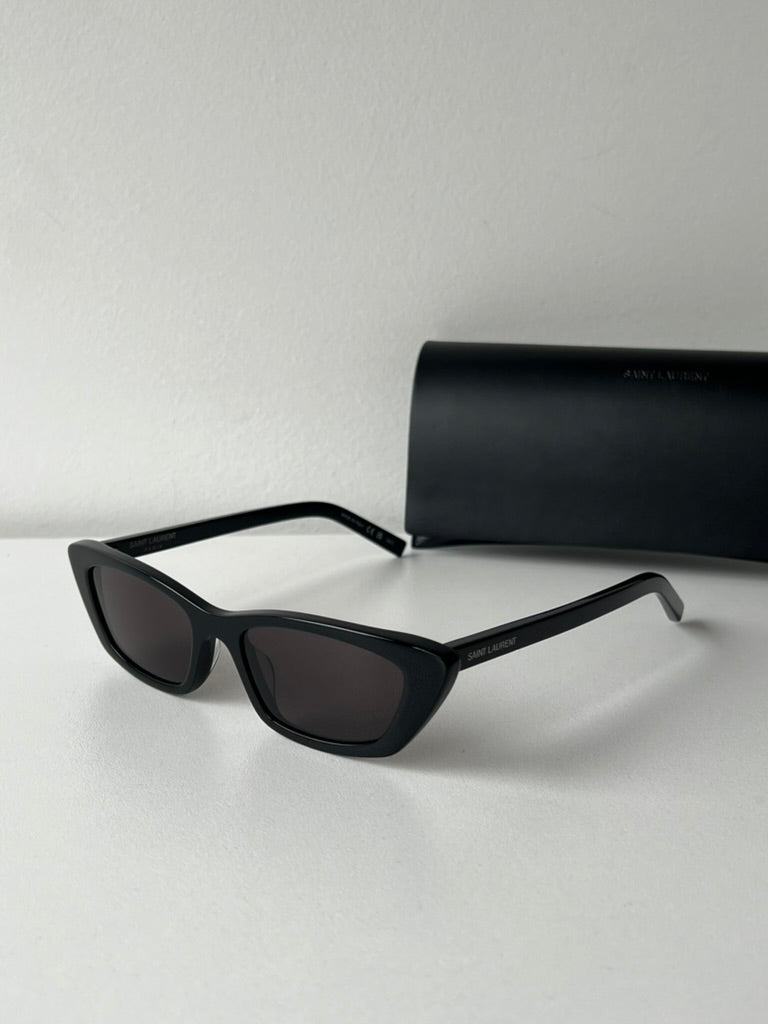 Saint Laurent SL277 Cat Eye Sunglasses in Black