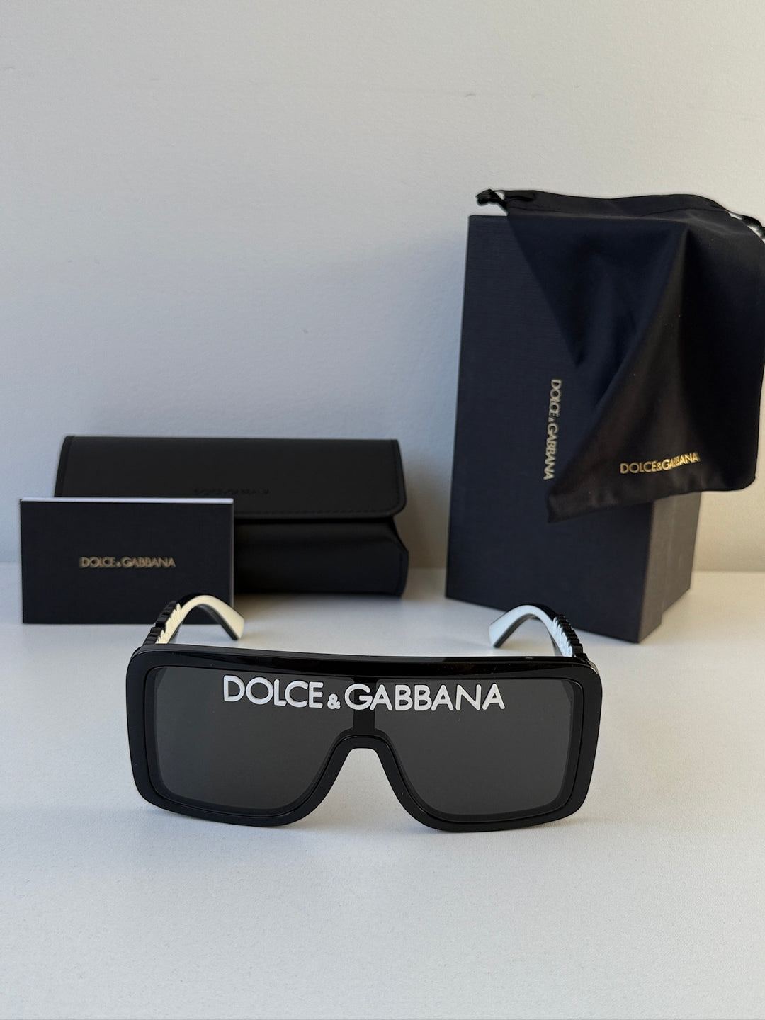 Dolce & Gabbana DG6204L Black Mask Sunglasses