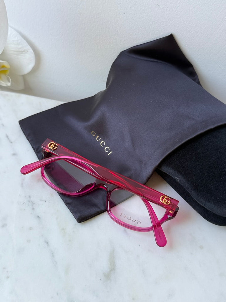 Gucci GG0717O Pink Eyeglasses Frames