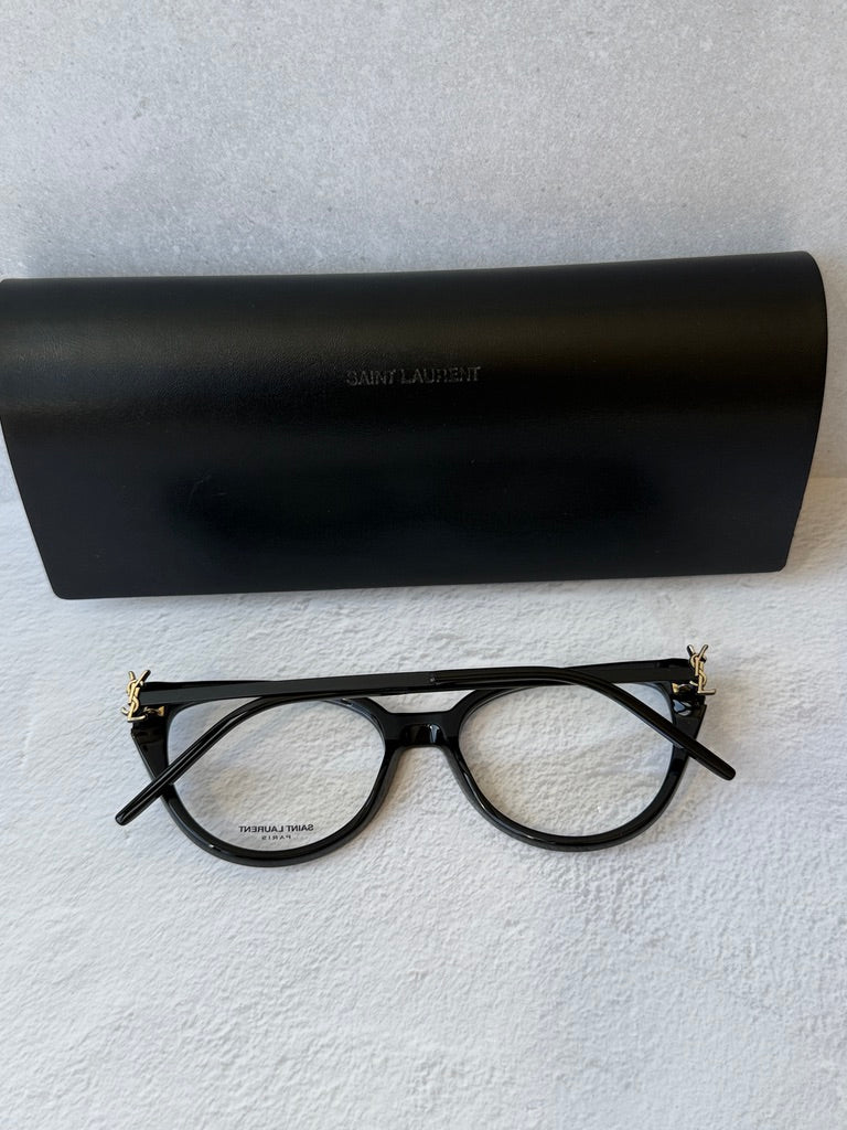 Saint Laurent SLM48_A Eyeglasses Frames in Black