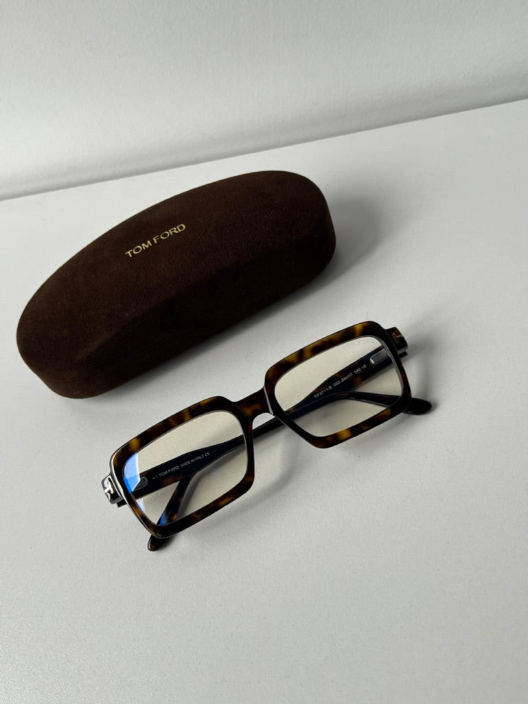 Tom Ford FT5768-B Marcos de luz azul marrón