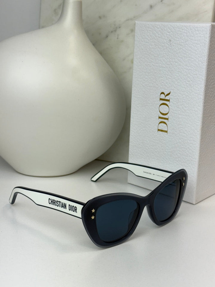 Dior Pacific B3U Cat Eye Sunglasses in Navy Blue