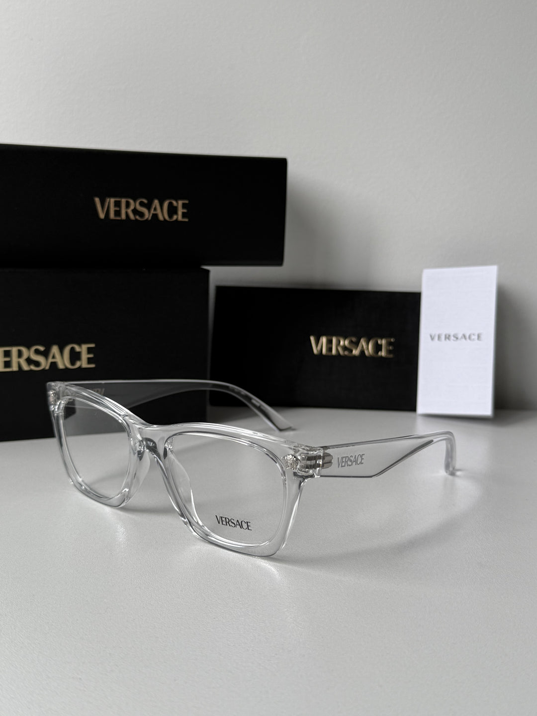 Versace VE3363U Eyeglass Frames in Clear Transparent