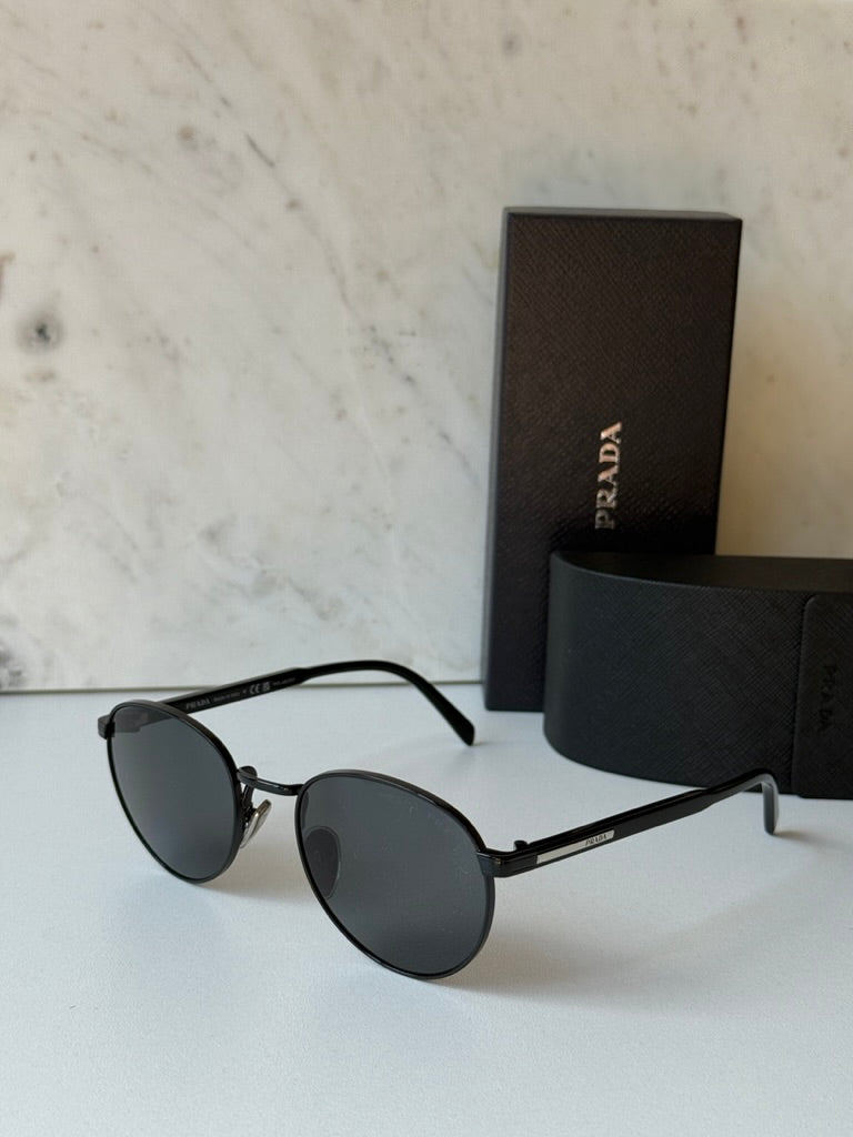 Prada PR B51S Sunglasses in Black Polarized