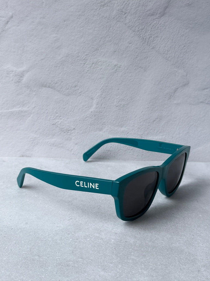 Celine CL40249U Green Logo Sunglasses