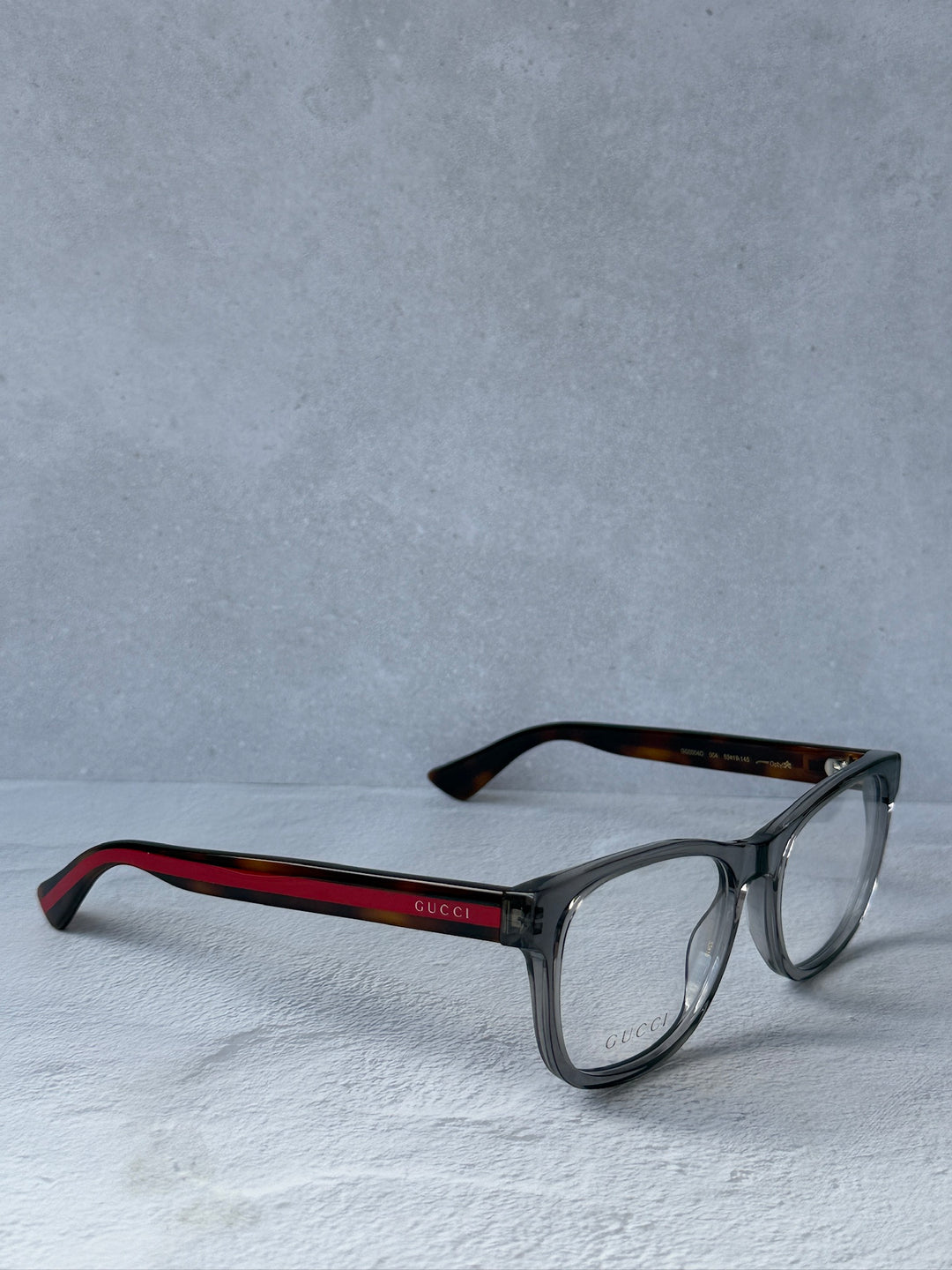 Gucci GG0004O Square Eyeglasses Frames in Grey