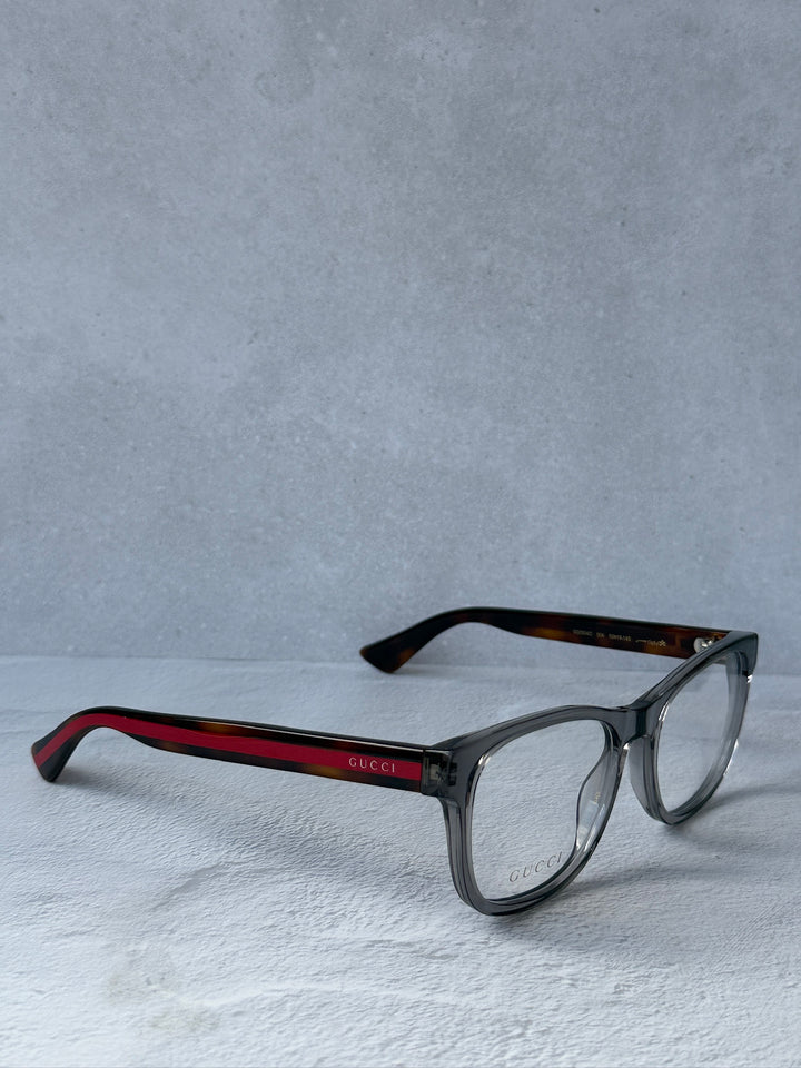 Gucci GG0004O Square Eyeglasses Frames in Grey